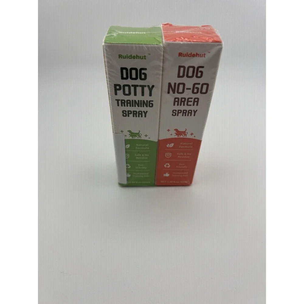 Puppy Training Spray Set - Dog Potty Training and No-Go Area Sprays 8 Fl. Oz. Ea